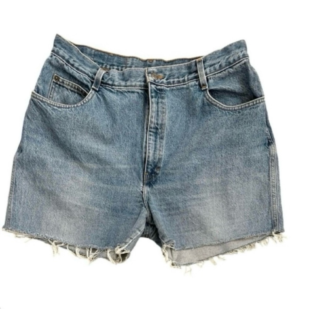 Vintage 90s High Waist Cut Off Jean Shorts Women's Sz 18
